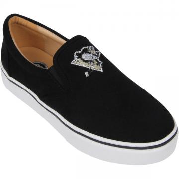 canvas shoe in black