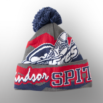 Cuffed Knit with Pom