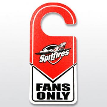 Fans Only Door Hanger