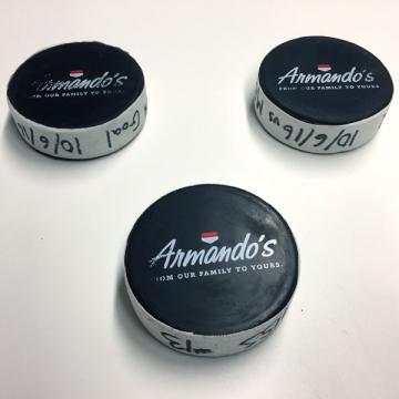 Game 3 Goal Pucks