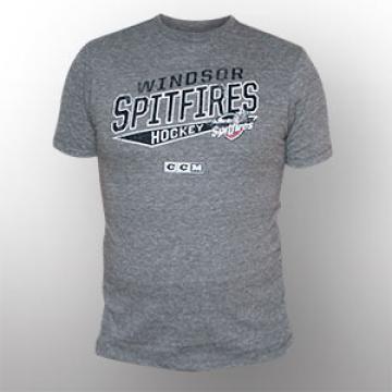 CCM TRI BLEND SHORT SLEEVE T-SHIRT IN GREY