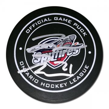 Brown Signed Puck